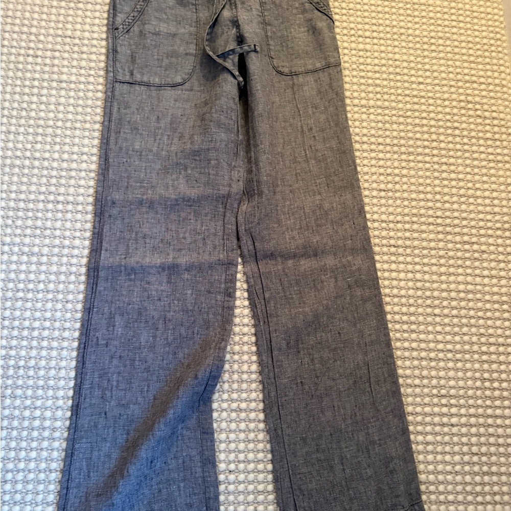 Athleta Heathered Gray Elastic Waist Pants
